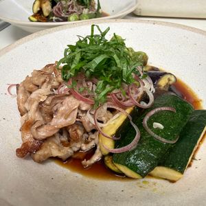 みんみんの作ってみた!投稿(【カリカリ豚こまと夏野菜のさっぱりだれ】夏バテ防止にも◎！)