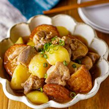 【男子喜ぶ！さつま揚げと鶏じゃがのうま煮】子供爆食い♡︎