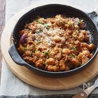 【美腸】子供も喜ぶ。ごぼうと豆のミートソース煮