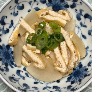 キャピタンの作ってみた!投稿(【大根と油揚げの煮物】味付け1つ＆レンジで簡単)