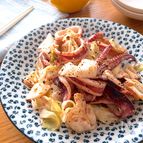 3分炒めて激旨おつまみ♡するめいかの味噌マヨレモンガーリック