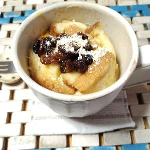 M＊Pの作ってみた!投稿(レンジでOK！きなこのマグカップフレンチトースト)