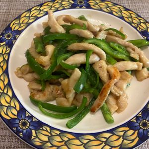 puricoの作ってみた!投稿(ピーマンと鶏むね肉の《にんにく♡旨塩炒め》)