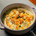 小麦粉不使用。牡蠣と里芋のグラタン