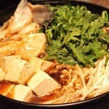 サーモンのすき焼き