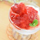 電子レンジで簡単♪かき氷にもぴったり！いちごソース