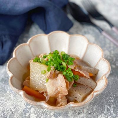 優しいお味♪豚バラ肉のうま煮