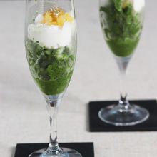 【秋の和スイーツ】ほろ苦い大人の味♪抹茶のシャーベット