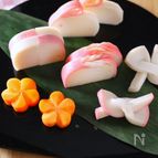 お正月にすぐ使える！かまぼことにんじんの【飾り切り5選】