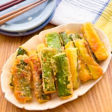 【だししょうゆで♪ズッキーニの唐揚げ】