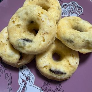 ゆっこの作ってみた!投稿(【5分チンするだけ】ふんわりしっとり「チョコバナナドーナツ」)