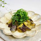 丸ごとレンチン！和えるだけ簡単♡なすのゴマみそ和え