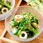 【業スー食材で】ブロッコリーとオクラの塩ごまナムル
