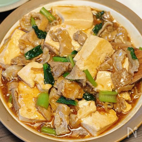 【生姜香る豚肉と豆腐のうま煮】ご飯がすすむ、ほっこりおかず♡