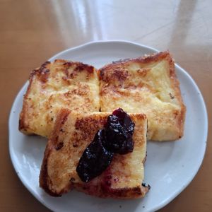 さゆほの作ってみた!投稿(休日の朝にも♡【簡単♪味しみフレンチトースト】)