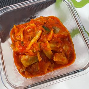 amiの作ってみた!投稿(作り置き栄養おかず【入れるだけ！鶏もも肉のトマト煮込み🍅】)