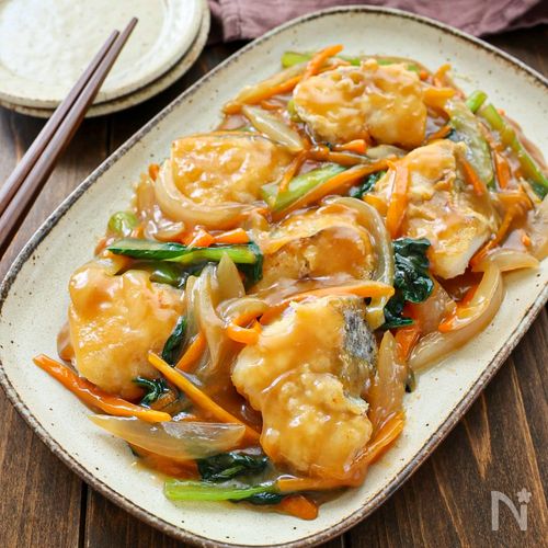 【野菜たっぷり！白身魚のあんかけ】何度も食べたくなる味