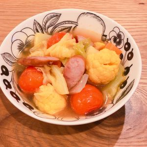 ミルクの作ってみた!投稿(デトックスにも！【トマト風味の具沢山スープ風ポトフ】)