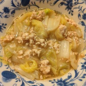 たりおの作ってみた!投稿(ごはんが止まらない白菜とひき肉の旨煮)
