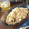 挽肉とネギの甘辛炒飯。の工程6