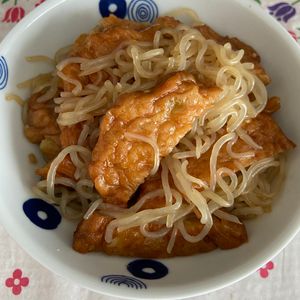 万福の作ってみた!投稿(【さつま揚げと白滝のきんぴらポン酢】簡単時短で作り置きも)