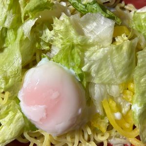 チョビの助の作ってみた!投稿(主食、おつまみ、もう一品に【ごまドレラーメンサラダ】)