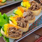 驚く美味しさ！【キンパ風いなり寿司】