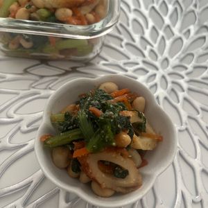 あやの作ってみた!投稿(【小松菜とちくわのごま和え】即完成！食卓のあと１品に♡)