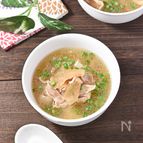 【豚バラとザーサイの中華スープ】