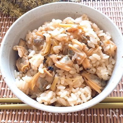 あさりと生姜の炊き込みご飯