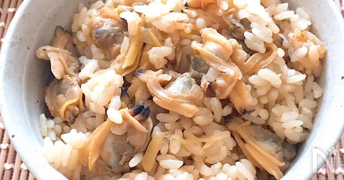 あさりと生姜の炊き込みご飯