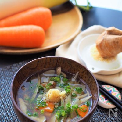冬にオススメ☆身体ポカポカ根菜スープ