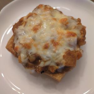 たりおの作ってみた!投稿(レトルトカレーで簡単！厚揚げグラタン)