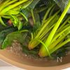 ほうれん草のごま和！ゆで方テクニックと鰹節のおいしい使い方の工程2