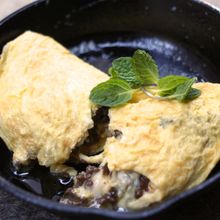 エスニック肉そぼろ入りオムレツ