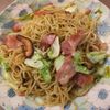 たりおの作ってみた!投稿(バジル香る~濃厚ガーリック焼きそば)