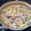 鶏肉とさつまいもの和風シチューの工程4