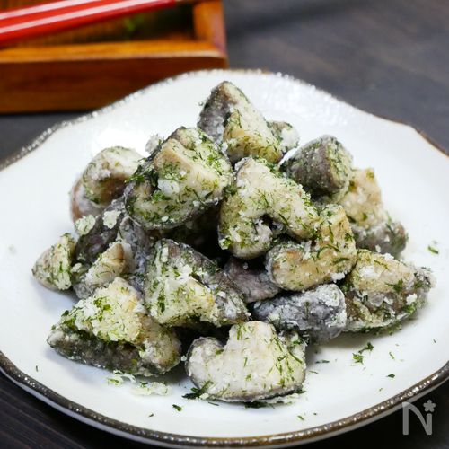 【5分】止まらない！しいたけの揚げ焼き　のりしお風味