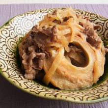 作りおきおかず * 牛肉・切干大根・麩の煮物