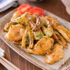 【鶏むねとちくわの海苔バター照り焼き】これ絶品！節約おかず