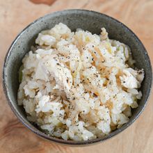 栄養を手軽に摂取♪鶏むね肉と長ネギの炊き込みごはん