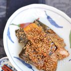 塩鯖の甘辛ごま照り焼き【作り置き】