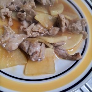 1207859の作ってみた!投稿(生姜でぽかぽか＊豚肉と大根の甘辛煮)