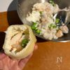 「はんぺんとえびの巾着煮」ふわふわ食感で優しいおかず!の工程2