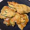 たかし（娘2人）の作ってみた!投稿(【ズッキーニチヂミ】カリカリチーズが美味しい！)