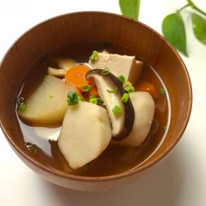 とのちゃまの作ってみた!投稿(生姜でぽかぽか♡『崩し豆腐のけんちん汁』)