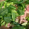 すぐ完成♡『小松菜と豚こまのもやし炒め』ペロリと一袋！の工程1