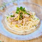 【冷やし！豚ねぎ塩ぶっかけうどん】がっつりだけど、さっぱり♡