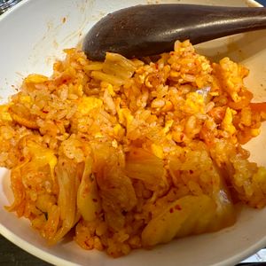 おゆころの作ってみた!投稿(【５分でかんたん！キム卵チャーハン】男子喜ぶガッツリメニュー)