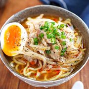 【豚もやしピリ辛みそ醤油麺】スープが絶品♬︎お店ラーメン風